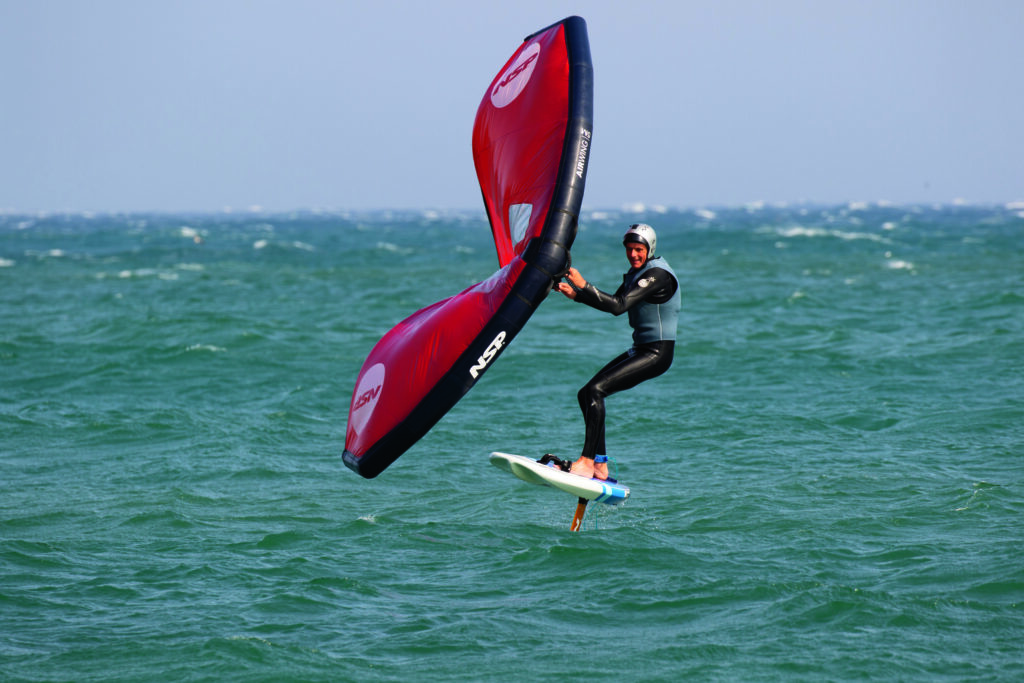 Wing Foiling surfer water sports trends 2021