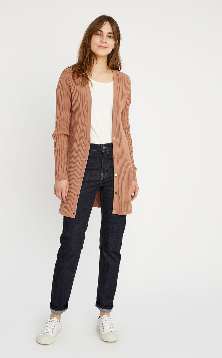 Fall Sweaters: People Tree Angie Cardigan in Coffee