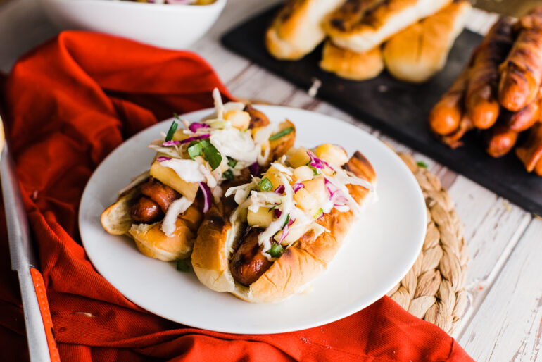5 Hot Dog Recipes for Memorial Day and Beyond: Hawaiian Hot Dog from Char-Broil