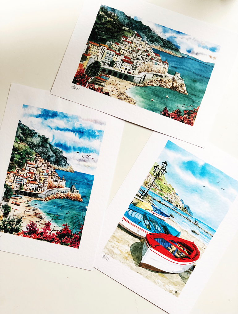mother-daughter vacation: Amalfi Coast postcards