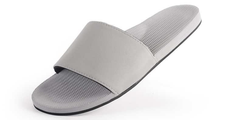summer sandals: Indosole Women’s ESSNTLS Slides in Granite