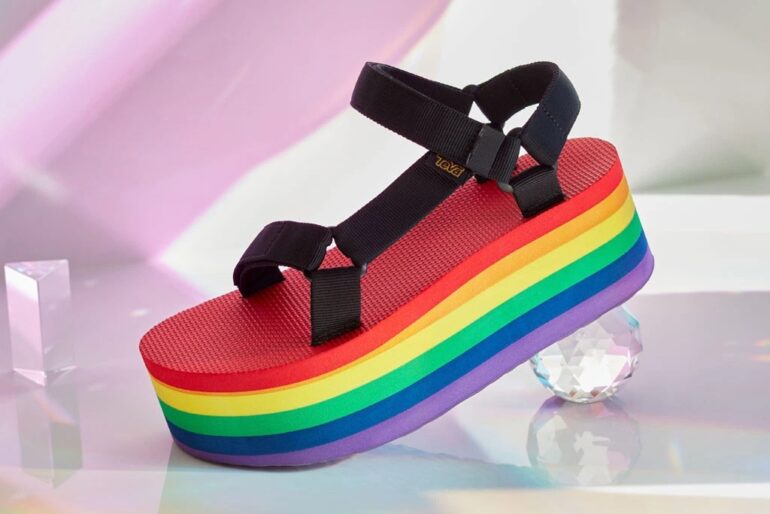 Teva Rainbow Platform Sandals