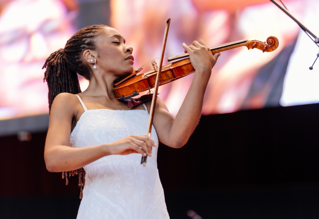 Chicago Philharmonic Inaugural Artist in Residence violinist Njioma Grevious