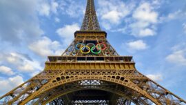 Paris 2024 Eiffel Tower Olympics Logo