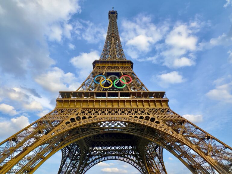 Paris 2024 Eiffel Tower Olympics Logo