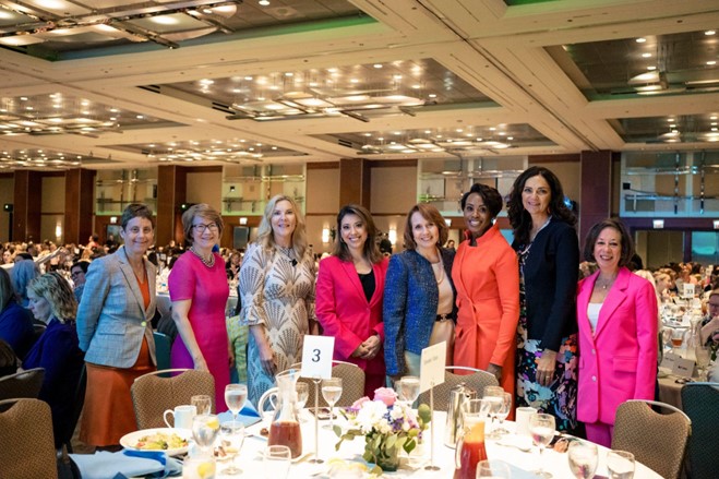 Members of The Chicago Network organization gather for the annual Women in the Forefront Luncheon