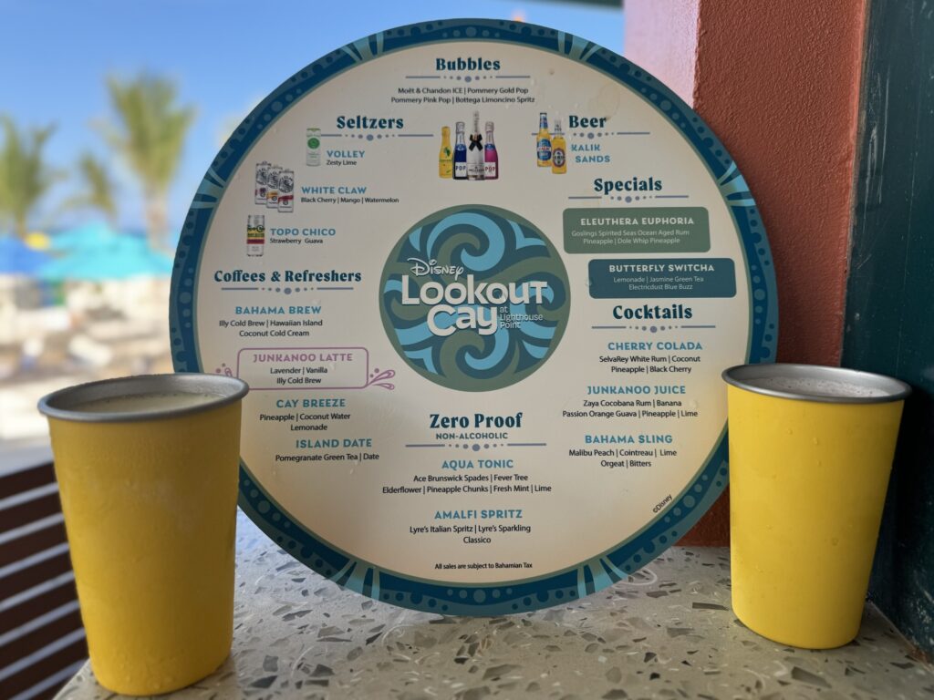 Lookout Cay reusable cups