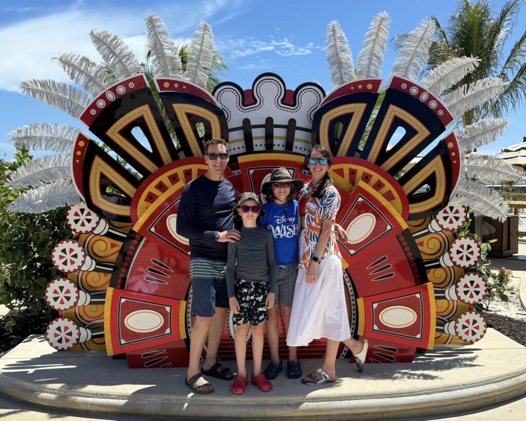 McDonald family at Lookout Cay