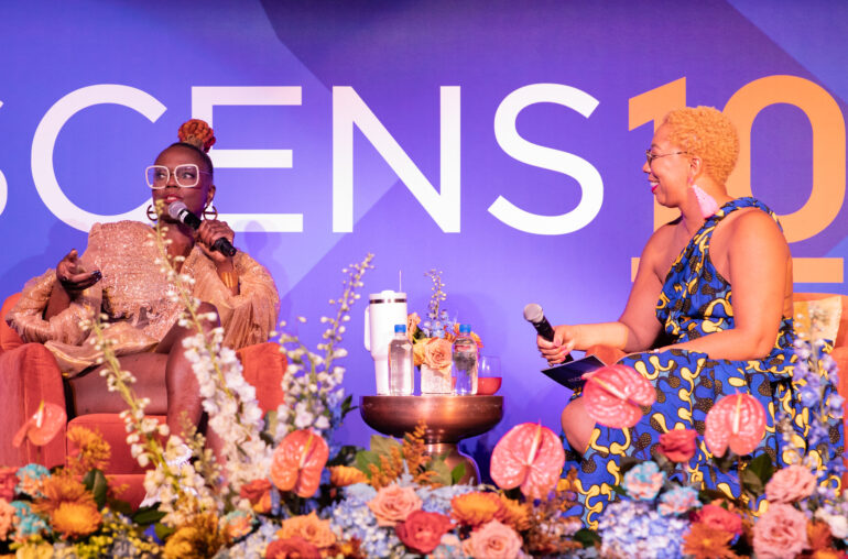 Fireside Chat with Essence Ventures President & CEO Caroline A. Wanga (left), moderated by Surge alumna Michelle Y. Bess