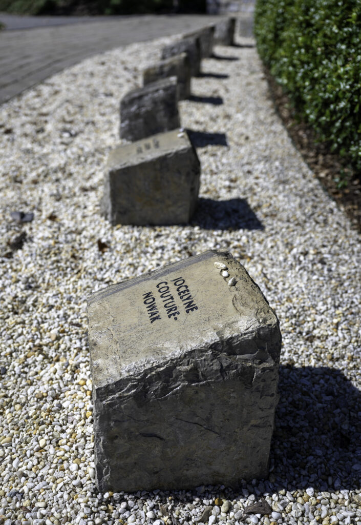 A plaque at the April 16 Memorial.