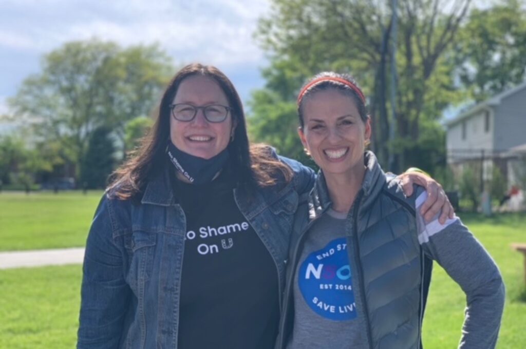 Dr. Anat Geva and Wendy Singer. Photo courtesy of No Shame On U.
