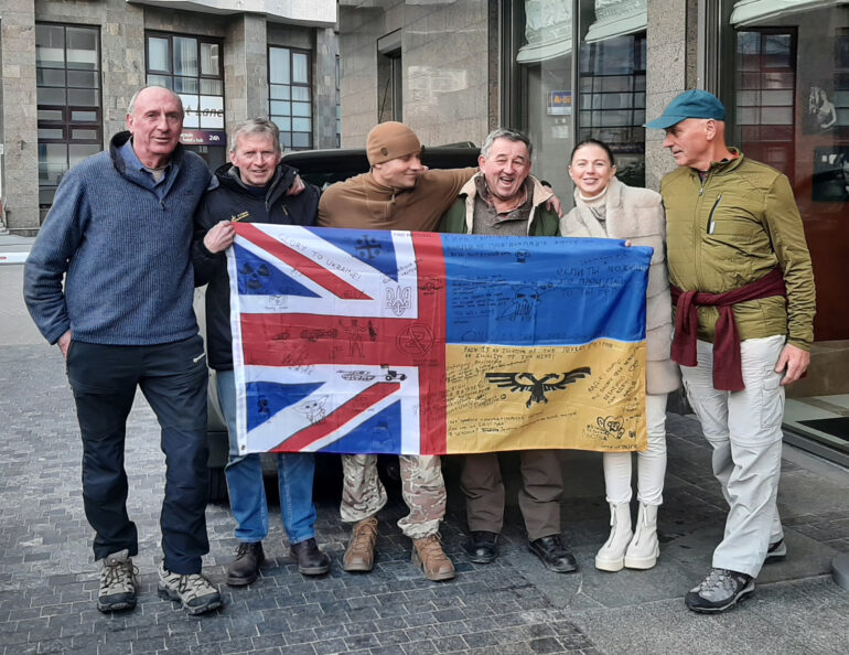 Another successful handover of aid in a Ukrainian city. Ukraine