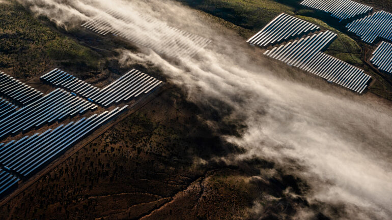 El Romero photovoltaic plant, Atacama Desert, Chile, 2017