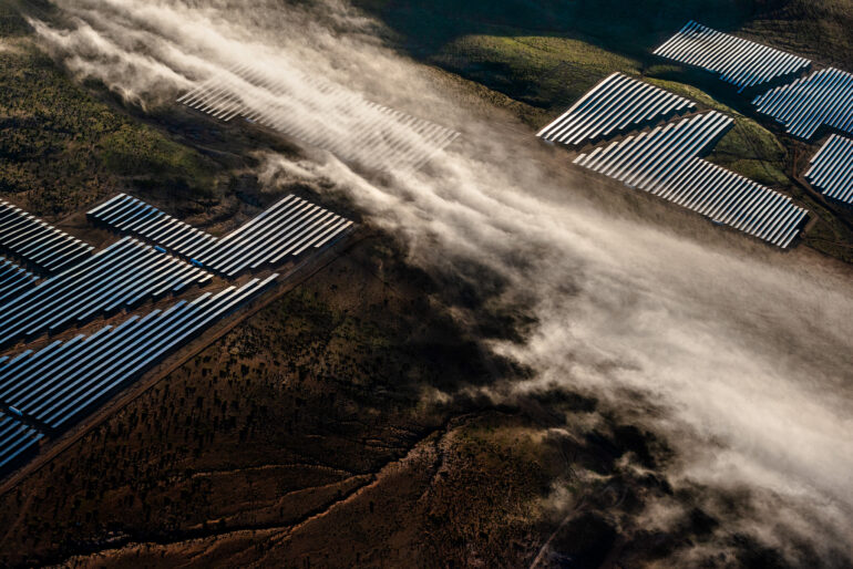 El Romero photovoltaic plant, Atacama Desert, Chile, 2017
