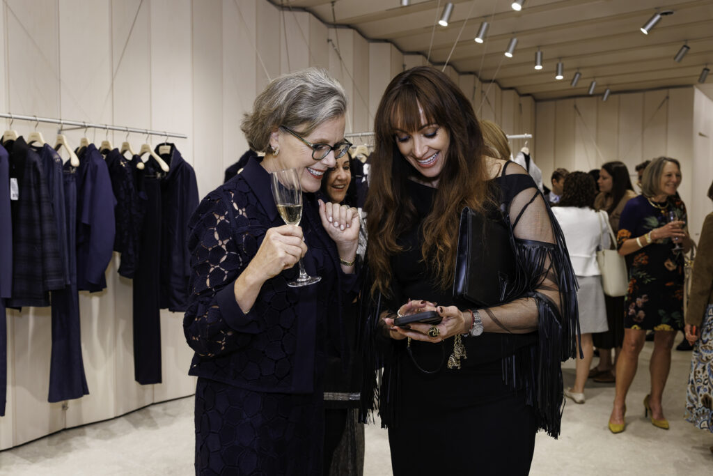 Susan B. Noyes and Grace Federighi at AKRIS Chicago