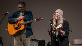 Jeff Tweedy and Patti Smith