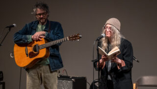 Jeff Tweedy and Patti Smith