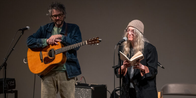 Jeff Tweedy and Patti Smith