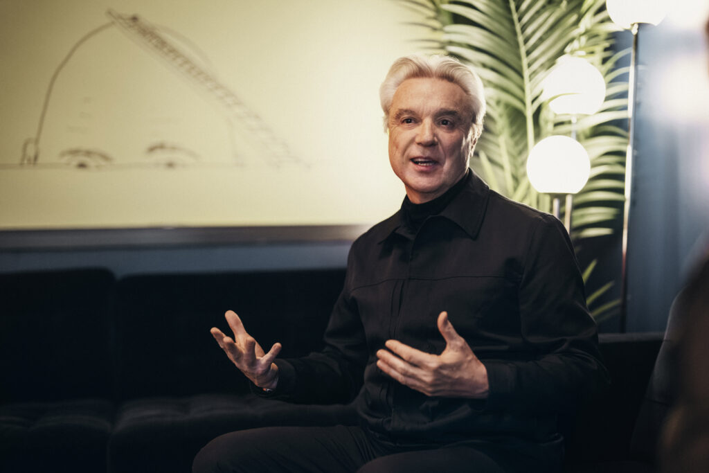 David Byrne – Theater of the Mind Goodman Theatre Chicago during interview with Brooke McDonald