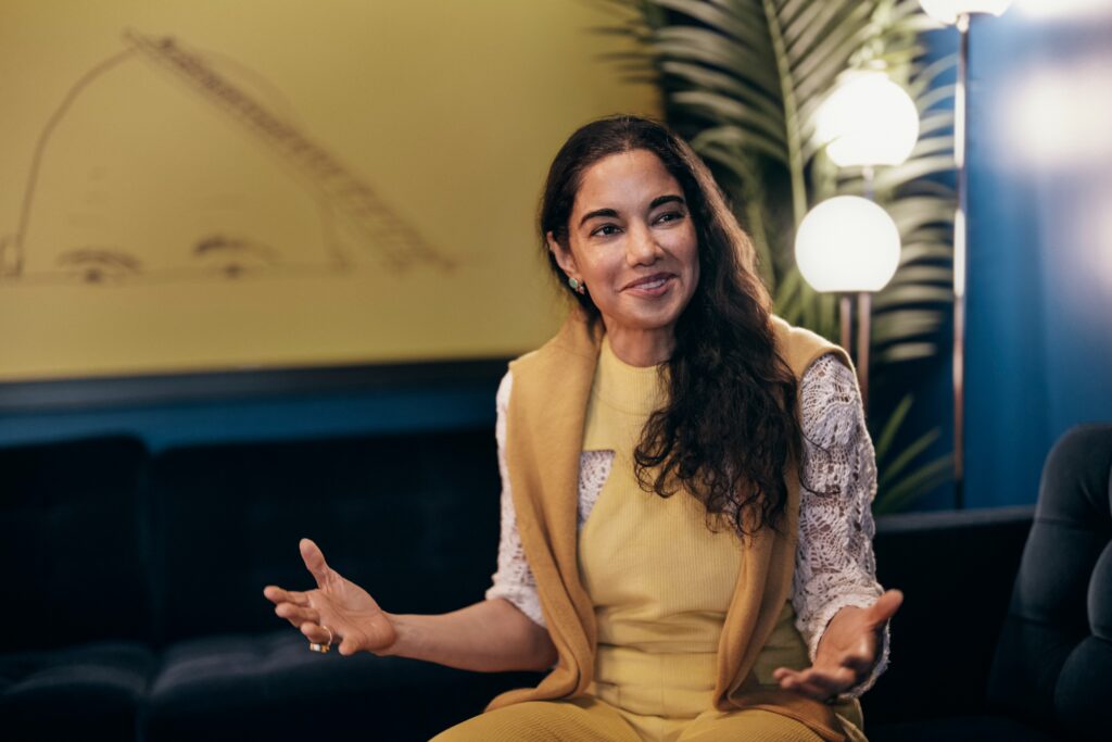 Mala Gaonkar – Theater of the Mind Goodman Theatre Chicago during interview with Brooke McDonald