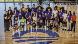 - "After School Matters participants pose for a portrait at The Obama Center's Home Court ( 6121 S Stony Island Ave, Chicago, IL) on July 28, 2026."