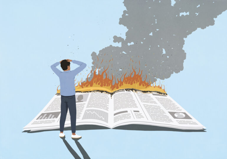Election media stress